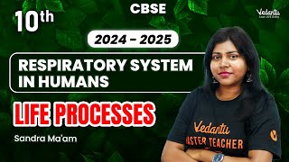 Life Processes  Respiratory System in Humans  Class 10 Biology  CBSE 202425  Sandra Maam [upl. by Deva]