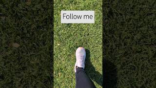 Follow my footsteps by walking behind me👣 nike shoes [upl. by Erised]