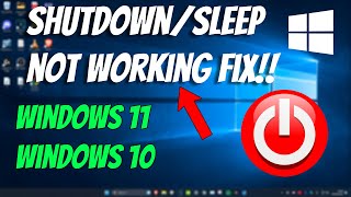 How To Fix Power Button Shutdown Sleep Settings Not Working [upl. by Magas63]