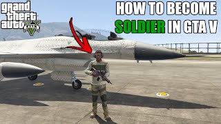 How To Join Military In GTA 5  Enter Area 51 Without Gaining Wanted Level [upl. by Tyrrell395]