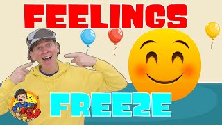 Feelings FREEZE Song  Dream English Kids [upl. by Riabuz]