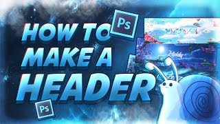 How To Make A HeaderBanner in Photoshop Design Tutorials 2 [upl. by Bodrogi226]