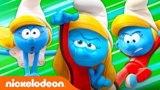 Top 9 Action Moments from The Smurfs So Far 💥  Nickelodeon Cartoon Universe [upl. by Georgianna]