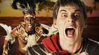 Shaka Zulu vs Julius Caesar Epic Rap Battles of History [upl. by Olag]