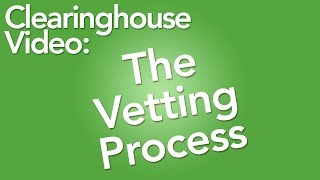 The Vetting Process [upl. by Kacerek]