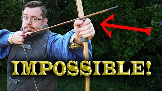 Doing the IMPOSSIBLE in MEDIEVAL ARCHERY with Lars Andersen longbow  warbow [upl. by Wye]