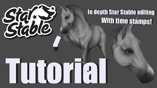 In Depth Star Stable Editing Tutorial Repositioning  Shading Procreate [upl. by Bumgardner]