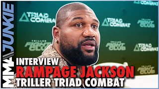 Rampage Jackson UFC and Bellator should be worried about Triller Triad Combat [upl. by Sirdi809]