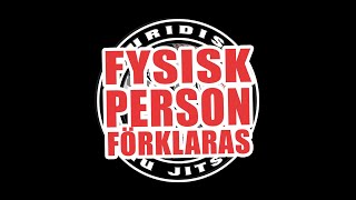 Fysisk person förklaras [upl. by Edward]