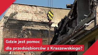 Pomoc jak po grudzie Przedsiębiorcy z Kraszewskiego odsyłani od Annasza do Kajfasza [upl. by Ahseyn]