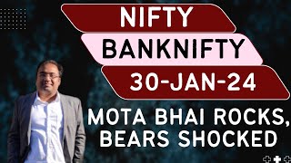 Nifty Prediction and Bank Nifty Analysis for Tuesday  30 January 24  Bank NIFTY Tomorrow [upl. by Leirvag]