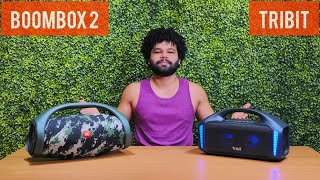 Jbl Boombox 2 60w vs Tribit stormbox blast 90w  comparativo monstruoso [upl. by Sabba]