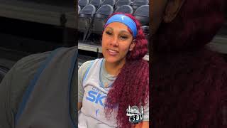 Chicago Sky Post Practice Angel Reese amp Kamilla Cardoso Interview 5324 [upl. by Gardie616]