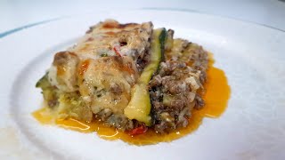 ZUCCHINI LASAGNA  The Best Zucchini Lasagna Recipe  No Pasta [upl. by Enialem]