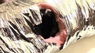 How to fix tear in ductwork Easy [upl. by Didi]