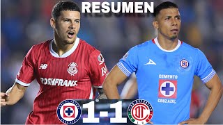 CRUZ AZUL 11 TOLUCA J4  JUEGAZO entre la MÁQUINA y los DIABLOS [upl. by Hsot425]