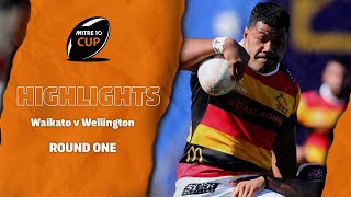 RD 1 HIGHLIGHTS  Waikato v Wellington Mitre 10 Cup 2020 [upl. by Mayap]