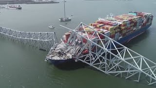 6 presumed dead after Baltimore bridge collapse [upl. by Akcinat]