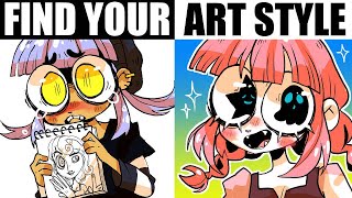 HOW TO ACTUALLY FIND YOUR ART STYLE [upl. by Noffihc582]