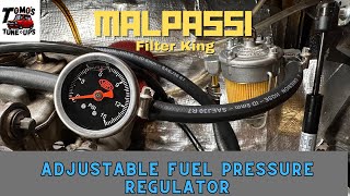 Classic Mini  How to install an adjustable Malpassi fuel pressure regulator [upl. by Lalage]