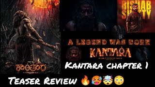 Kantara A Legend Chapter1 First Look Teaser Review  RishabShetty  Ajaneesh Vijay K kantara yt [upl. by Aisac]