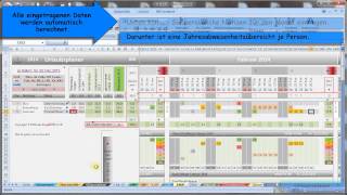 Excel Jahreskalender vollversion gratis von AmigOOhrTime [upl. by Garfield773]