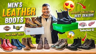 Nepals Huge Collection🧐🔥😱Mens Leather Boots Prices in NepalDr MartinRed Wings Boots Price 2024 [upl. by Anny]