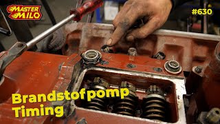 Brandstofpomp timing dieselmotor BMP motorrevisie deel 12 630 [upl. by Henigman]