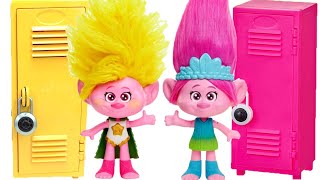 The Trolls Band Together Movie DIY Custom Back to School Locker Organization with Poppy and Viva [upl. by Eiclud]