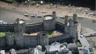 Caernarfon Castle Wales  Visit Britain  Unravel Travel TV [upl. by Ahsiened144]