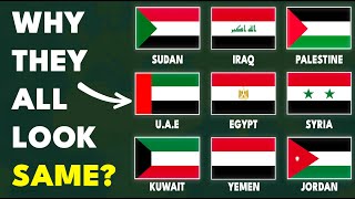 But Why All ARAB Countries Flags Look Similar [upl. by Eurd885]