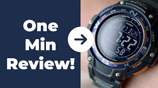 Casio Mens SGW1002BCF Twin Sensor REVIEW  Legit Watch [upl. by Rebmik]