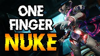 ONE FINGER NUKE  Citrine Steel Path Nuke Build [upl. by Nanaj]