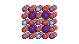 Cs2AgSbBr6  Double Perovskite 3D crystal structure [upl. by Dixil]