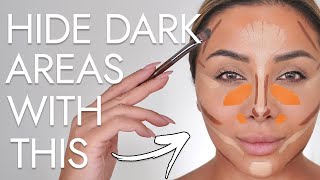 HOW TO USE ORANGE COLOR CORRECTOR ON DARK AREAS  NINA UBHI [upl. by Kersten]