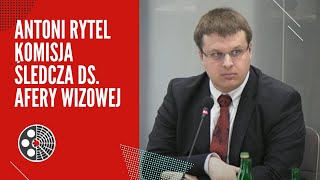 Antoni Rytel GovTech Polska Komisja Śledcza ds afery wizowej [upl. by Nicholle]