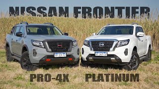 Nissan Frontier Pro4X y Platinum  Doble test  Matías Antico  TN Autos [upl. by Sheets839]