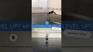 Which skill is the level up ➡️ A or B Comment below 👇 acroskills acrodance acroteacher acrobat [upl. by Anicul]