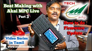 Akai MPC hardware Firmware update amp Synth sound preview in Tamil [upl. by Leind]