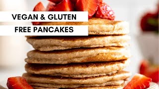 Vegan Gluten Free Pancakes [upl. by Myca]