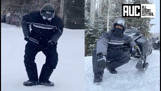 OT Genasis Crip Walking In The Snow Proves Hes The Best Rapper To Do It [upl. by Dearr]