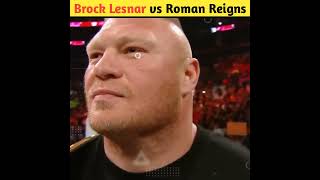 Roman Reigns confronts Brock Lesnar face to face shorts wwe [upl. by Kate]