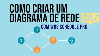 Criar Diagrama de Rede no WBS Schedule PRO [upl. by Arathorn]