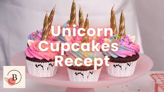 Unicorn Cupcakes Recept  Eenhoorn Cupcakes Maken [upl. by Knah]