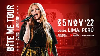 Avril Lavigne Live  Bite Me Tour 2022 From Lima Peru By RenatoInDesign [upl. by Yvaht]