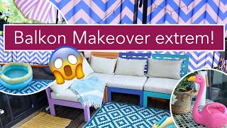 🌼 Mein LETZTES Balkon Makeover  EXTREME 🦩 [upl. by Conners253]