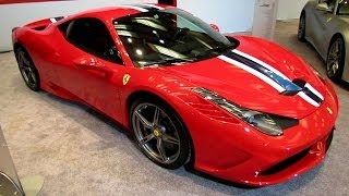 2014 Ferrari 458 Speciale  Exterior and Interior Walkaround  2014 Toronto Auto Show [upl. by Nawud414]