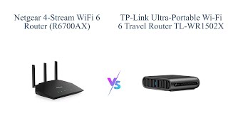 NETGEAR R6700AX vs TPLink TLWR1502X WiFi 6 Router Comparison 🔥 [upl. by Fryd]