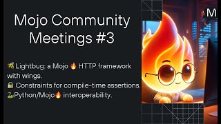 Mojo Community Meeting 3 [upl. by Lesna]