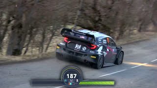 Ogier au rupteur Monte Carlo 2024 [upl. by Ennayelhsa]